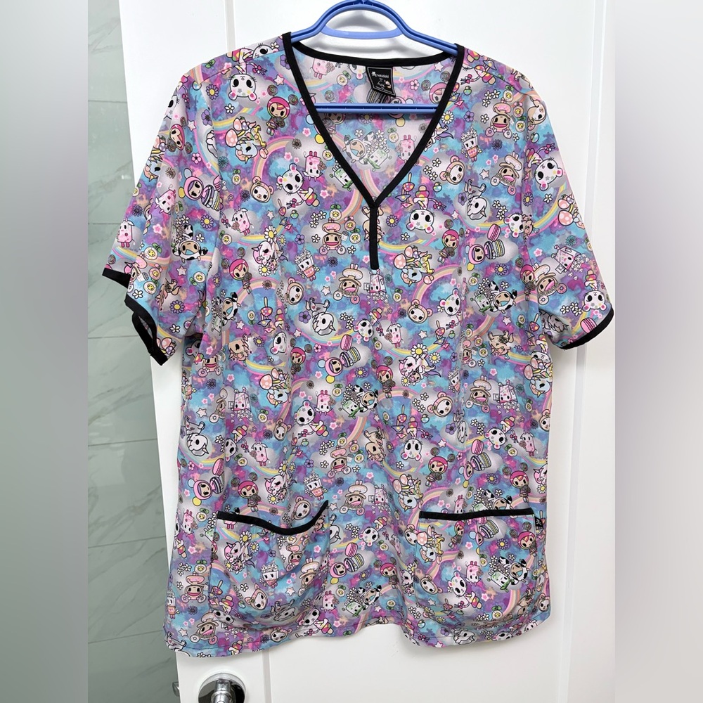 Tokidoki Pastel Cartoon Print Top